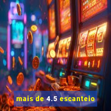 mais de 4.5 escanteio