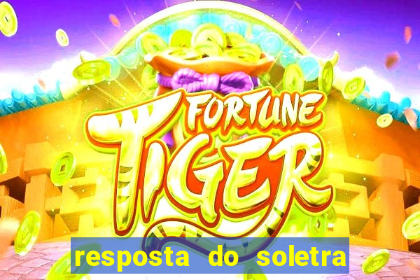 resposta do soletra de hoje