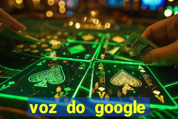 voz do google tradutor homem