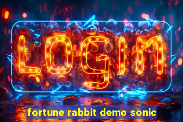 fortune rabbit demo sonic