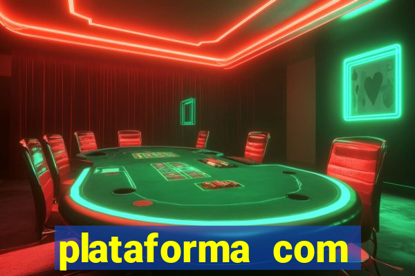 plataforma com porcentagem de ganhos