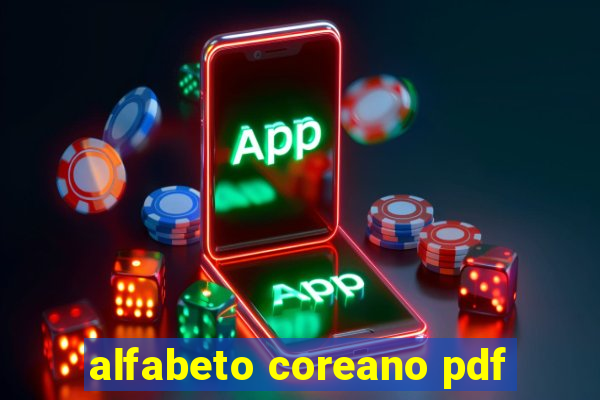 alfabeto coreano pdf