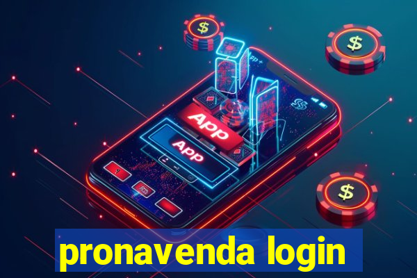 pronavenda login