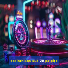 corinthians sub 20 palpite