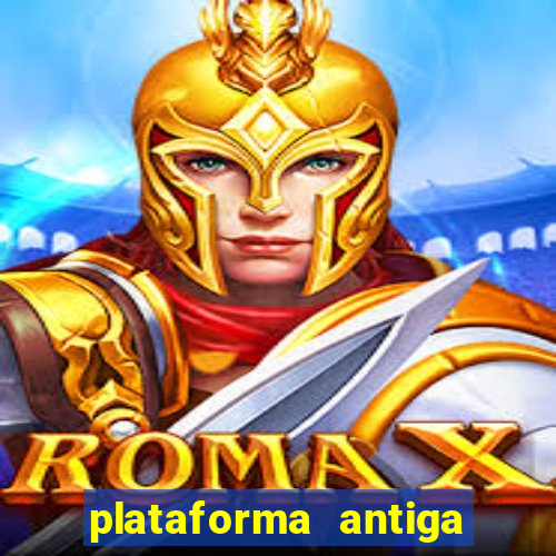 plataforma antiga de jogos