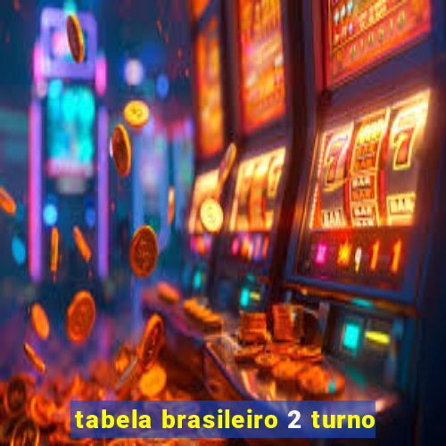 tabela brasileiro 2 turno