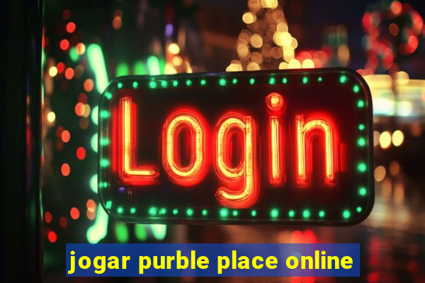 jogar purble place online