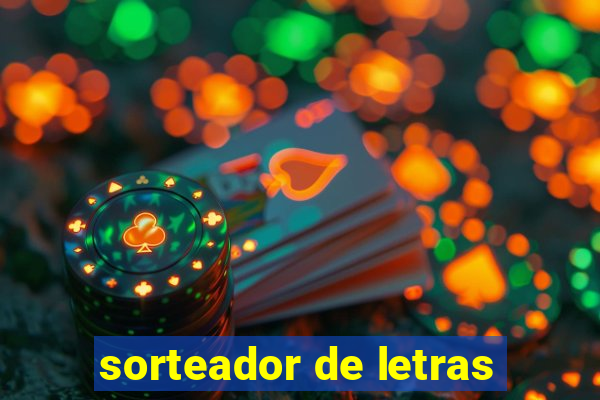 sorteador de letras