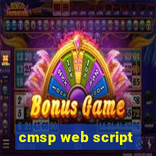 cmsp web script