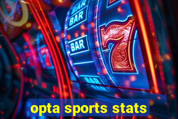 opta sports stats