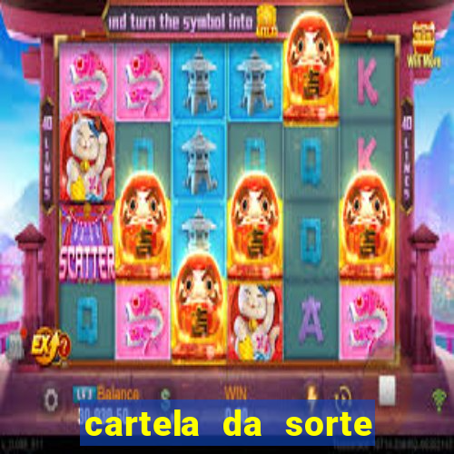 cartela da sorte time de futebol que mais saem