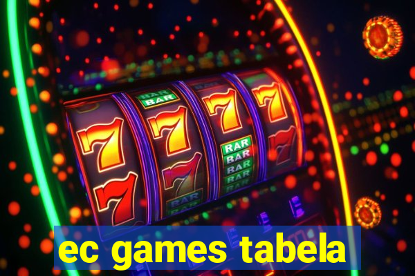 ec games tabela