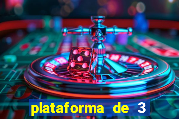 plataforma de 3 reais jogo