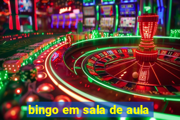 bingo em sala de aula