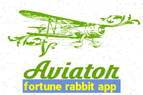 fortune rabbit app