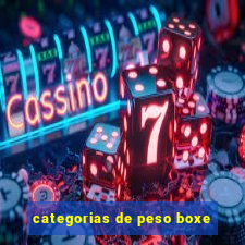 categorias de peso boxe