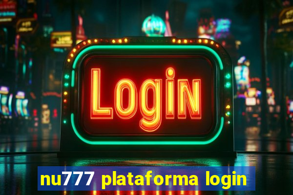 nu777 plataforma login