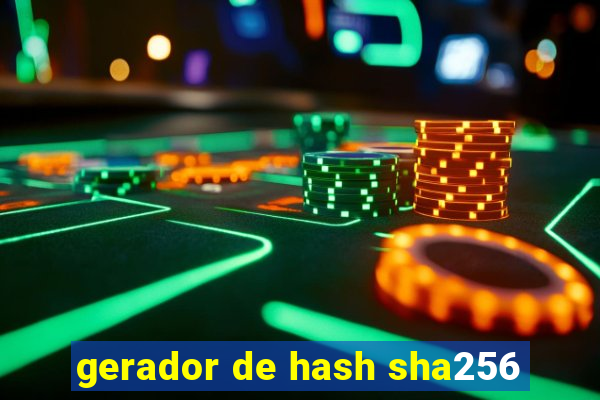 gerador de hash sha256