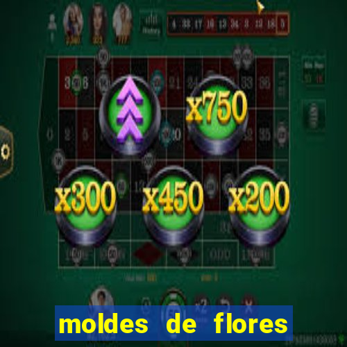 moldes de flores gigantes para imprimir