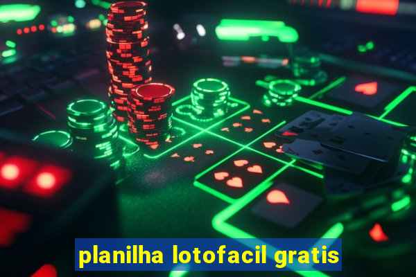 planilha lotofacil gratis